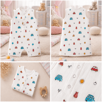 Muslin Cotton Sleeveless Baby Romper | Soft Breathable Newborn Jumpsuit