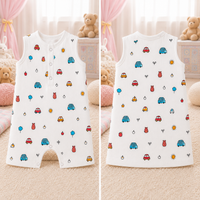 Muslin Cotton Sleeveless Baby Romper | Soft Breathable Newborn Jumpsuit