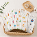 🌈 Cute Baby Jabla Set Pack of 6 👶 Soft Cotton Sleeveless Vest