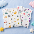 🦄 Rainbow Ride Muslin Cotton Baby Jabla Combo– Pack of 2