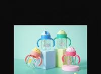 🌈 Adorable Kids Sipper Bottle with Handles & Straw – Leakproof, Safe & Fun for Everyday Use 🍼✨